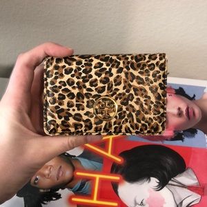 Tory Burch cheetah print wallet
